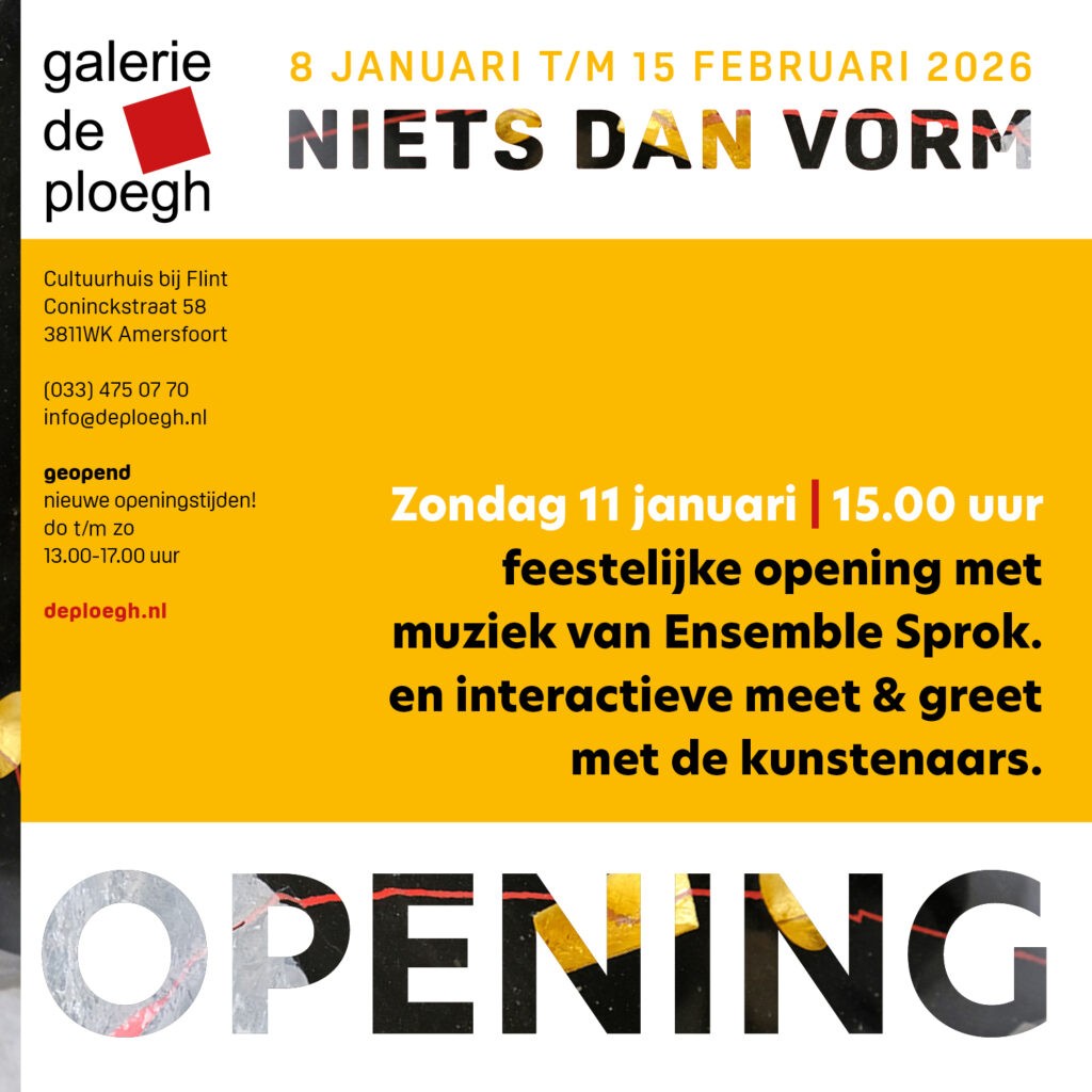 Opening 2025 DePloegh POST ITS Niets dan Vorm Opening 1